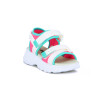 Angus Sandalia Niña Tira C/ Pulsera Y Velcro Fucsia