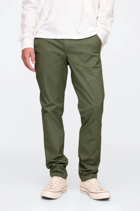 V-ESSENTIAL KHAKI SLIM FIT Thyme 19-0309 Tcx