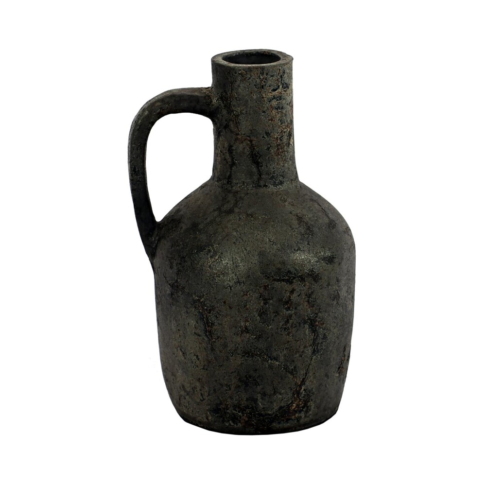 JARRÓN DECORATIVO BADO 17*19*31 TERRACOTA NEGRO NEGRO