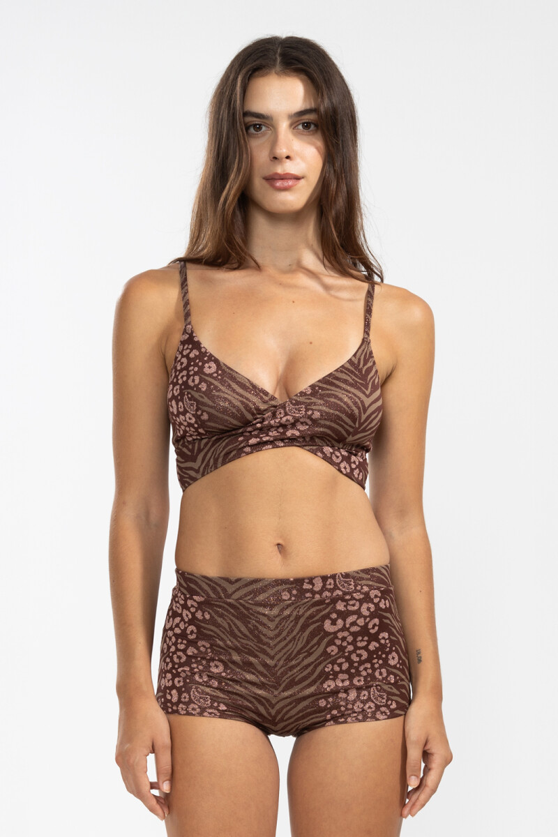 BOYSHORT Feline Chocolate