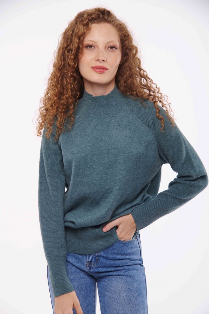 MEDIA POLERA VANESA VERDE OSCURO