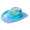 Gorro Cowboy Tornasol Turquesa