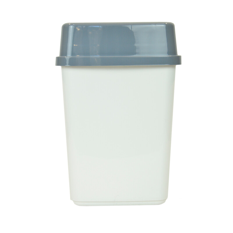 Tarro de residuos 10L con tapa vaivén BLANCO