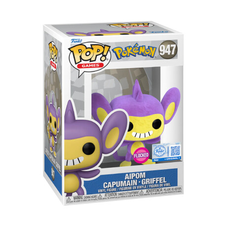 PREVENTA - Aipom • Pokémon [Exclusivo - Flocked] - 947 PREVENTA - Aipom • Pokémon [Exclusivo - Flocked] - 947