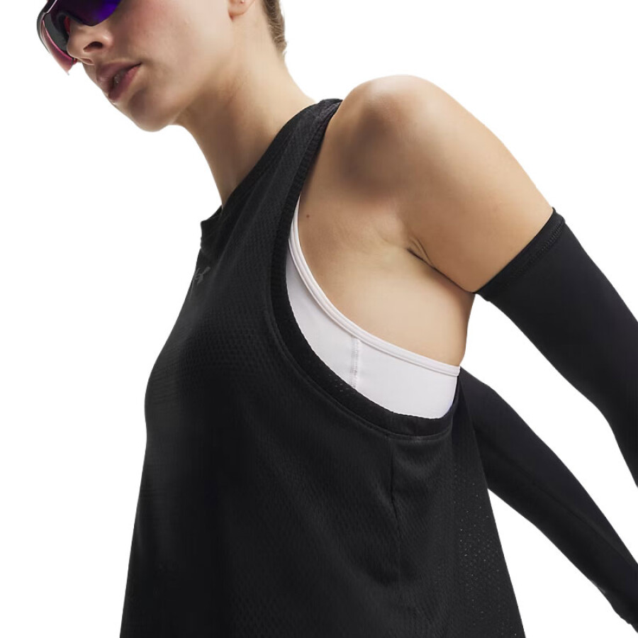 Musculosa de Mujer Under Armour Velociti Singlet Negro