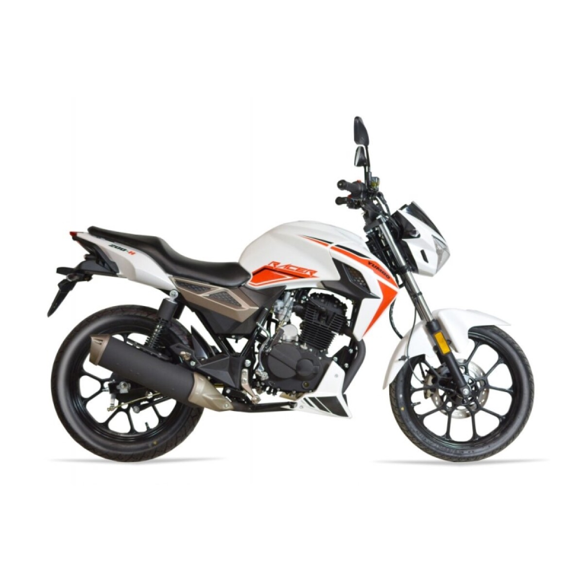 Moto Yumbo Calle Racer 200 - Blanco 