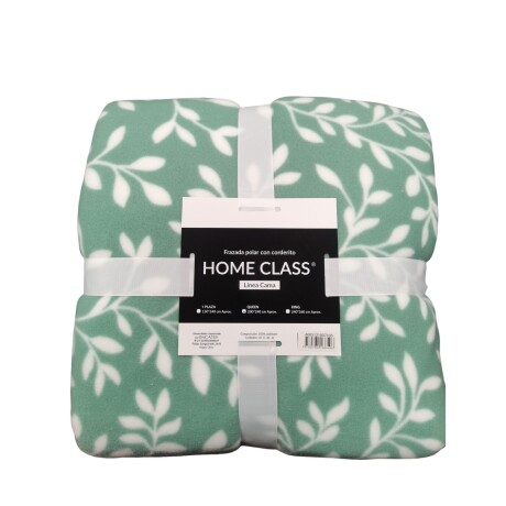 Frazada Home Class con corderito 2 Plazas Menta