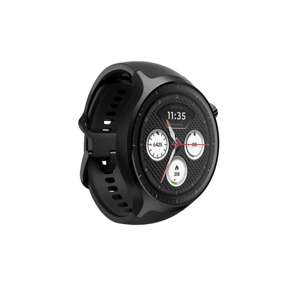Smartwatch Motorola Moto Watch 47 mm Silicona Negro