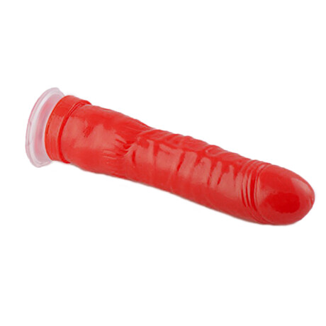 Consolador Banana Con Ventosa Rojo