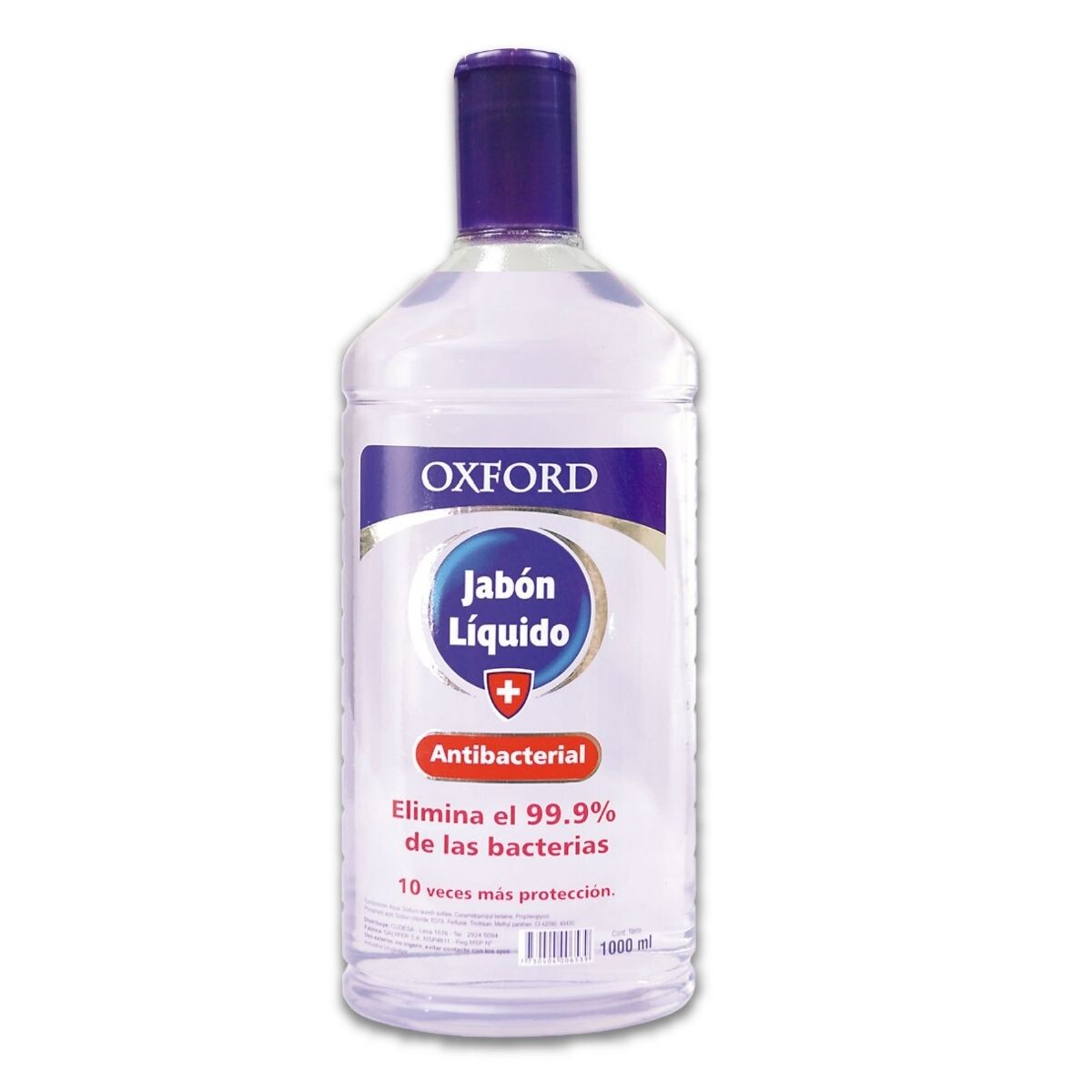Jabón Líquido Oxford Antibacterial - 1 LT 