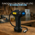 Inflador Portátil Compresor De Aire Batería Display Luz Led Color Negro
