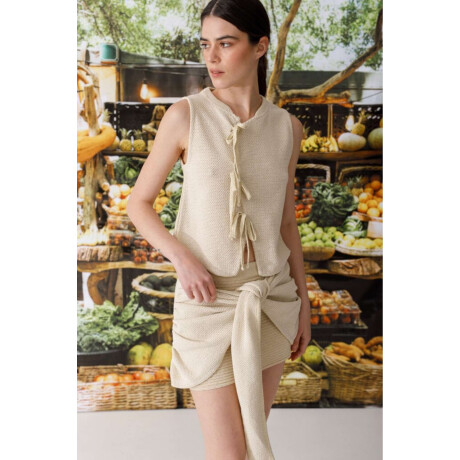 Top Japona Knit Crudo