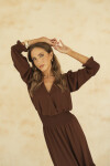VESTIDO VALENTINA MAXI BROWN VESTIDO VALENTINA MAXI BROWN