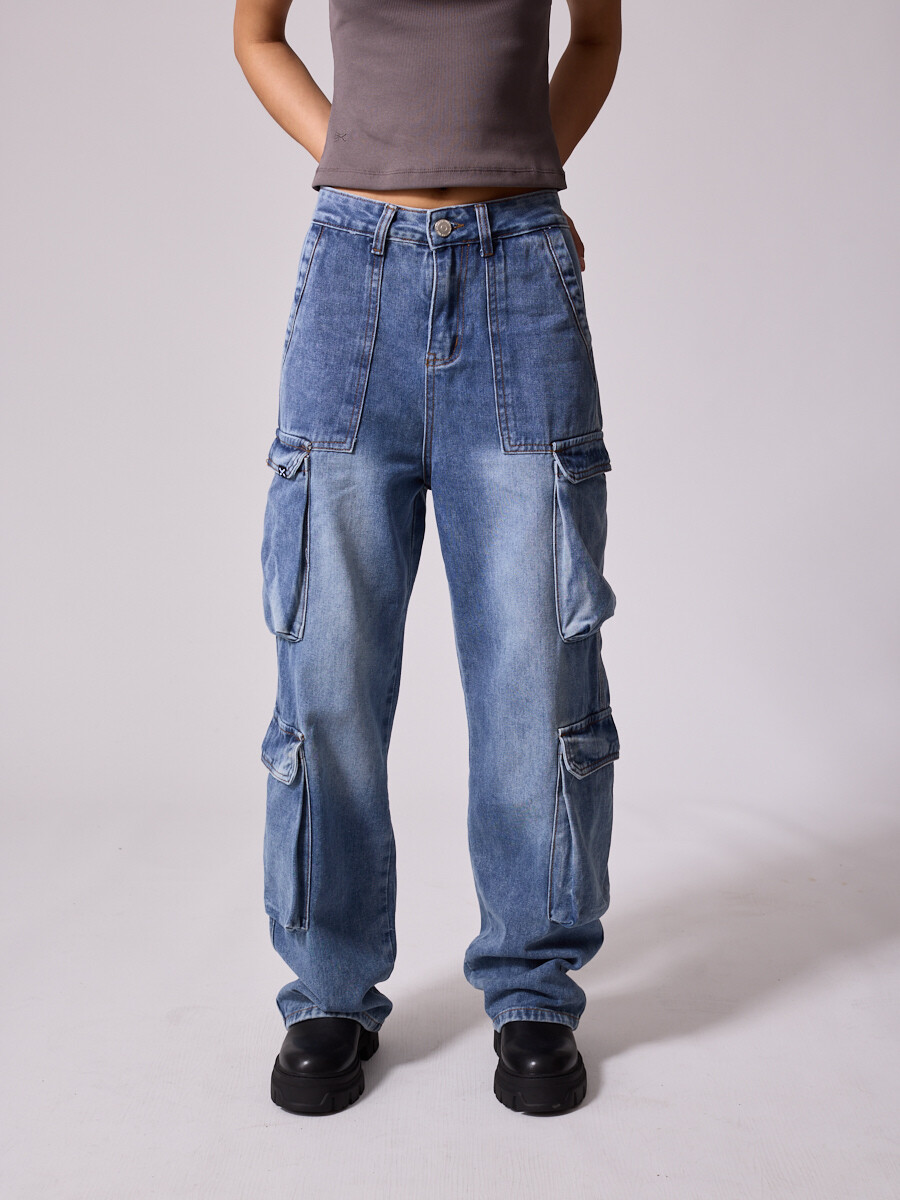 JEAN CARGO FATYMA DIXIE Celeste Oxido