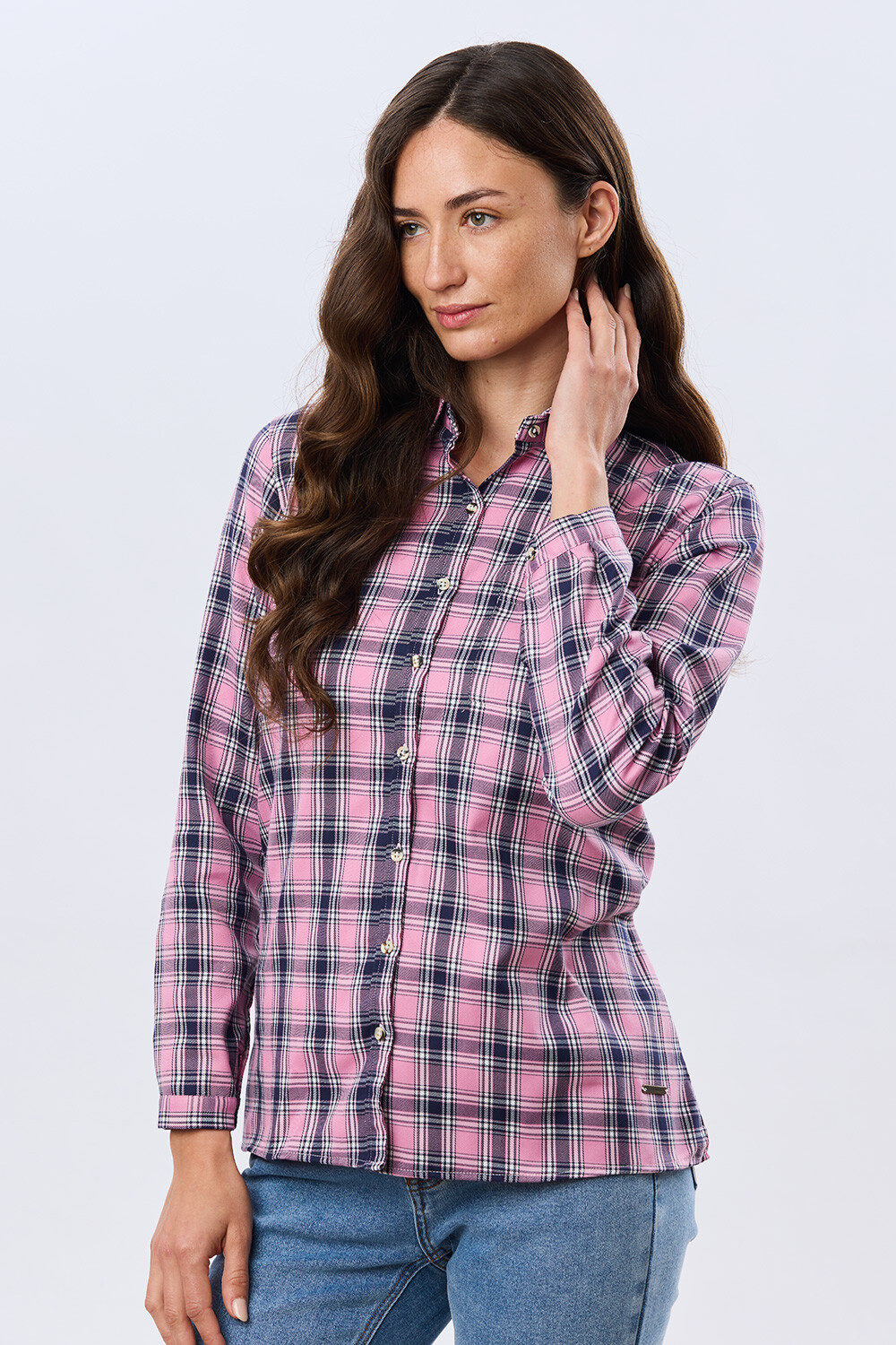 CAMISA CUADROS Rosa