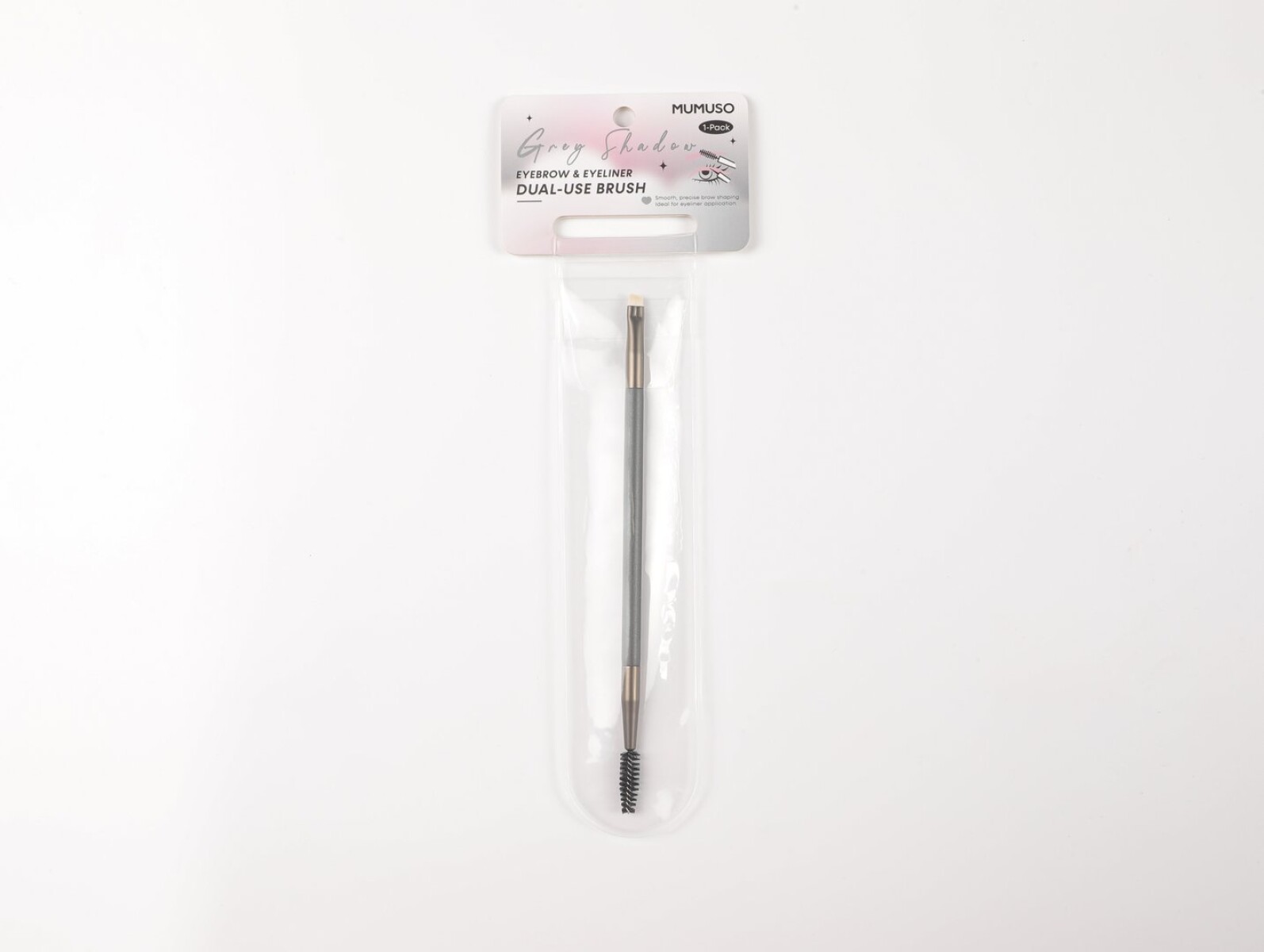 BROCHA DOBLE USO PARA CEJAS Y DELINEADOR 