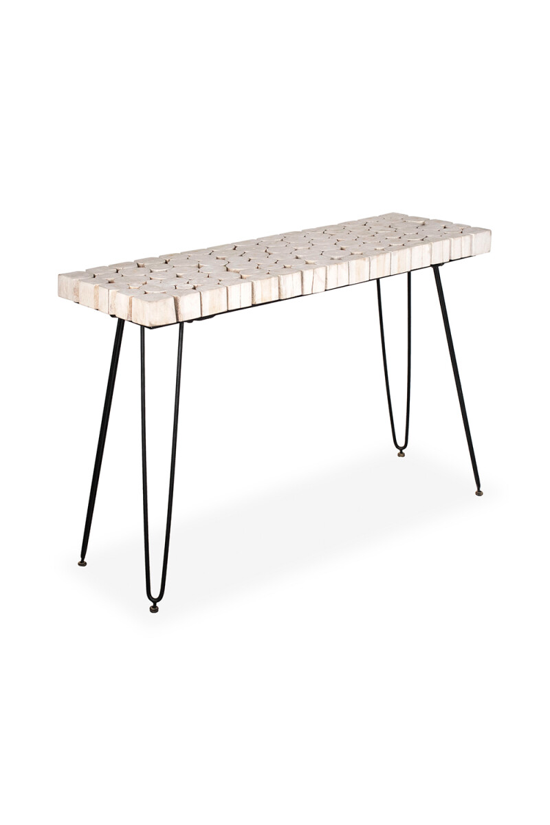 Consola Log, Washed - Color Unico 