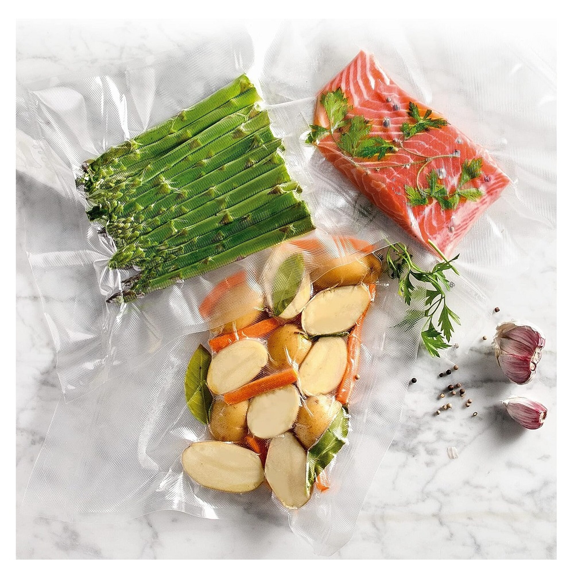 Rollo bolsa para envasar al vacío — Santucci