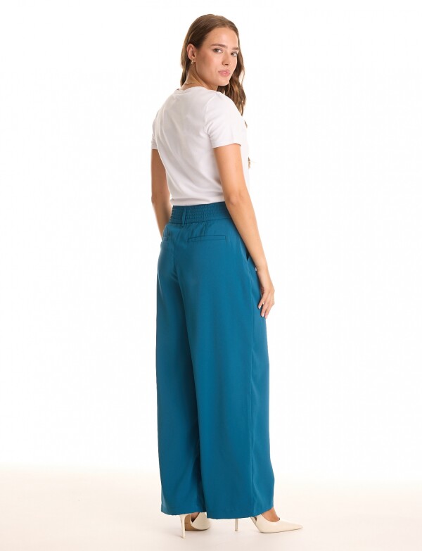 Pantalon Wide Leg PETROLEO