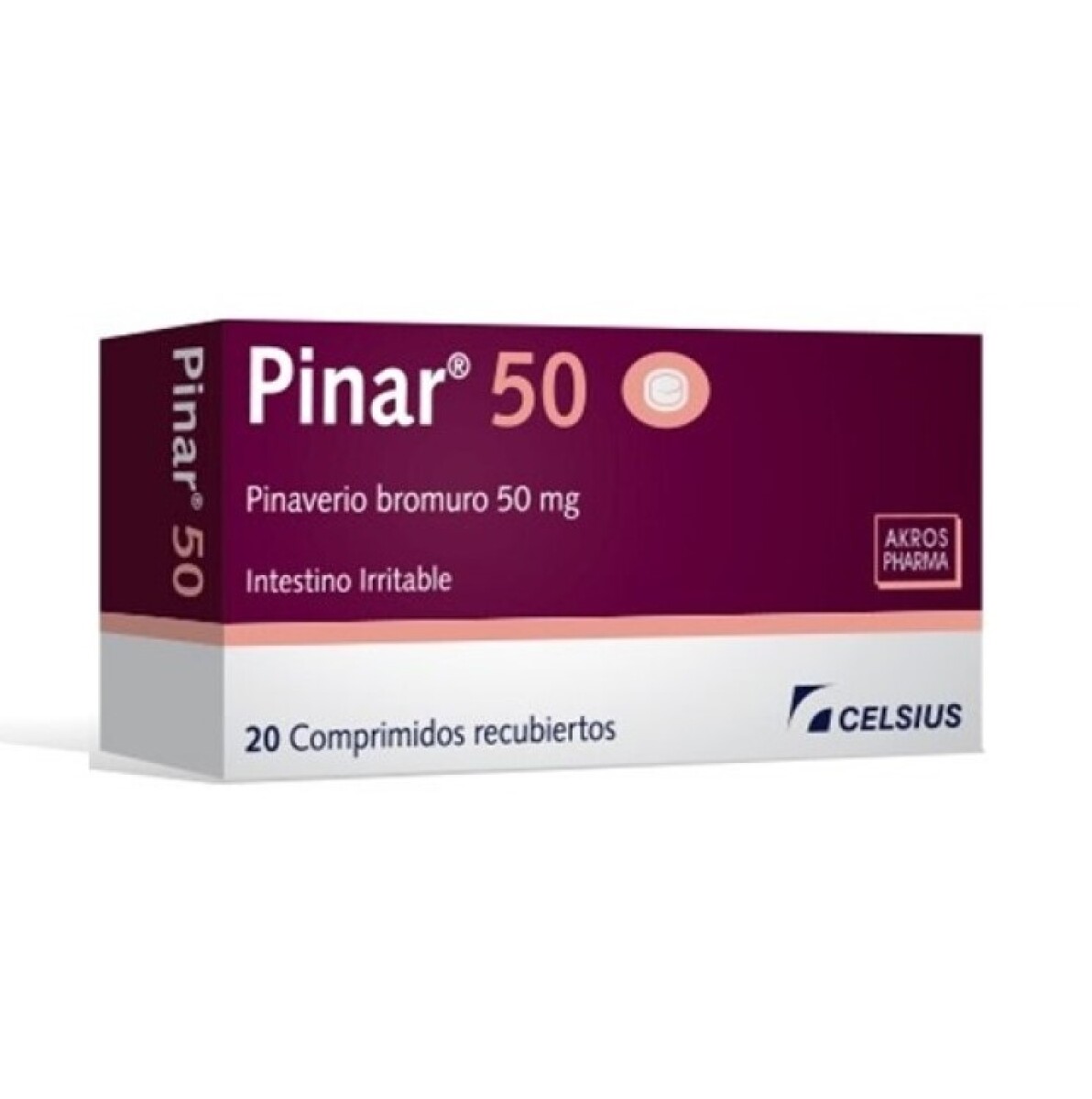 Pinar 50mg 20 Comprimidos 