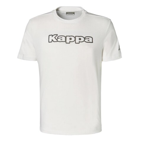 Remera Kappa Logo Fromen Slim Blanco