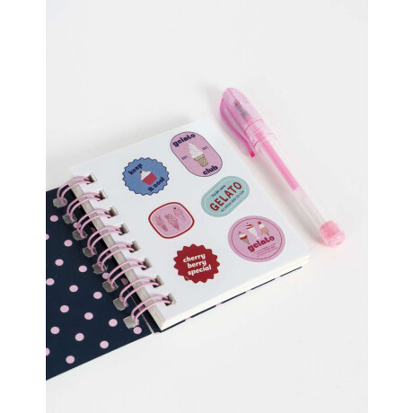 Set De Librería En Mini Mochila Combinacion Multicolor