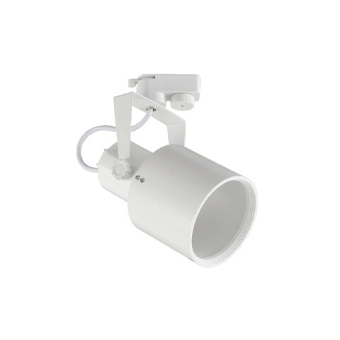 Spot de riel en metal blanco 1XE27 PAR30 Cuello Alto IX9616