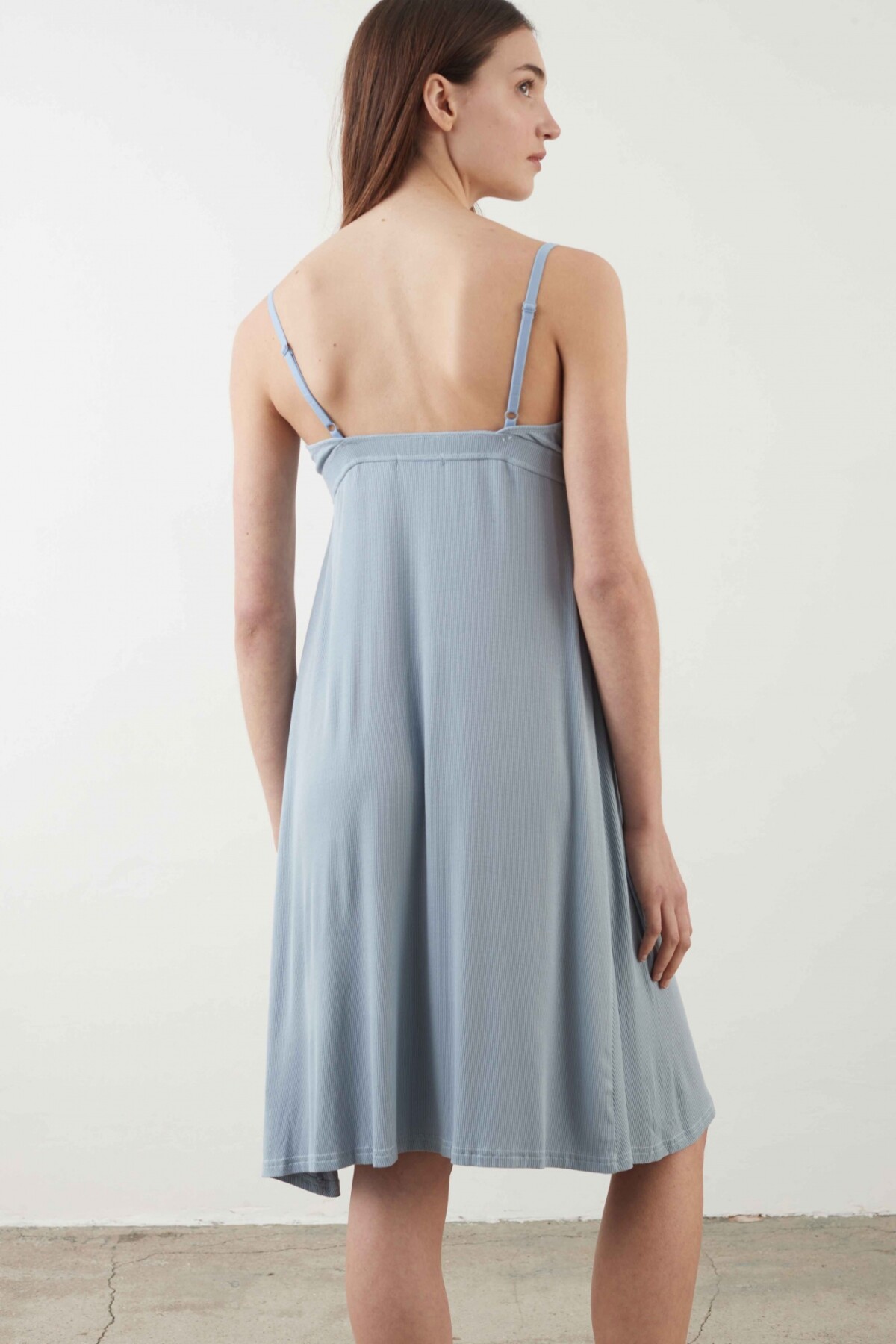 Camisón Maternal Gema Celeste