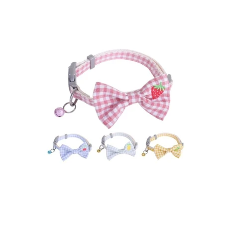COLLAR CUADROS C/MOÑO 1CM (CADA UNO) Collar Cuadros C/moño 1cm (cada Uno)