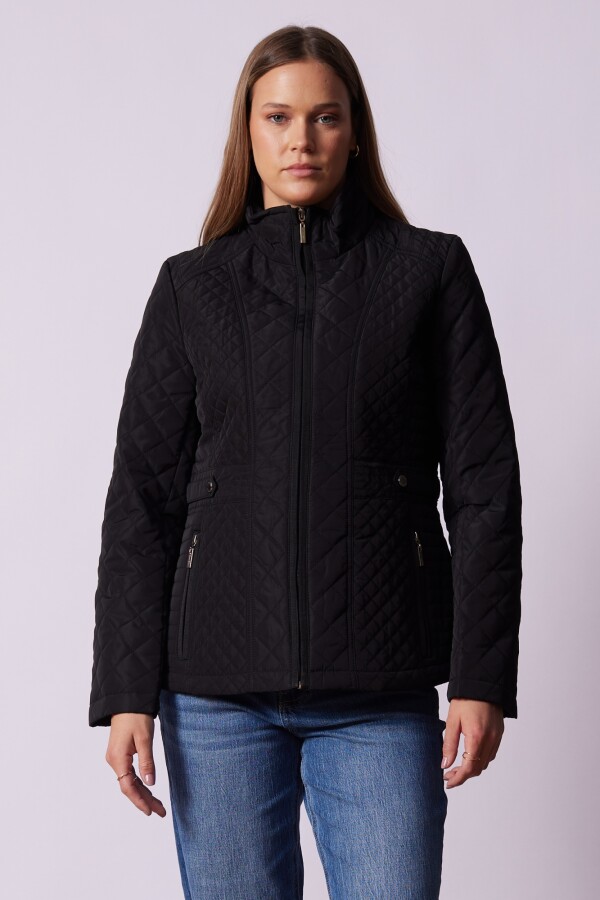 Campera Capitoneada NEGRO