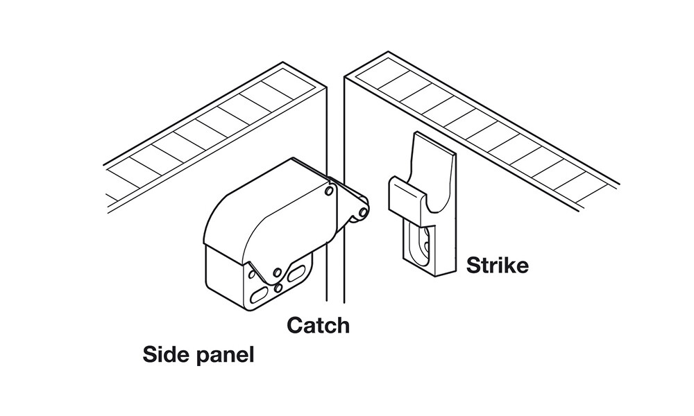 Reten Resorte Mini-latch 245.54.701 Reten Resorte Mini-latch 245.54.701