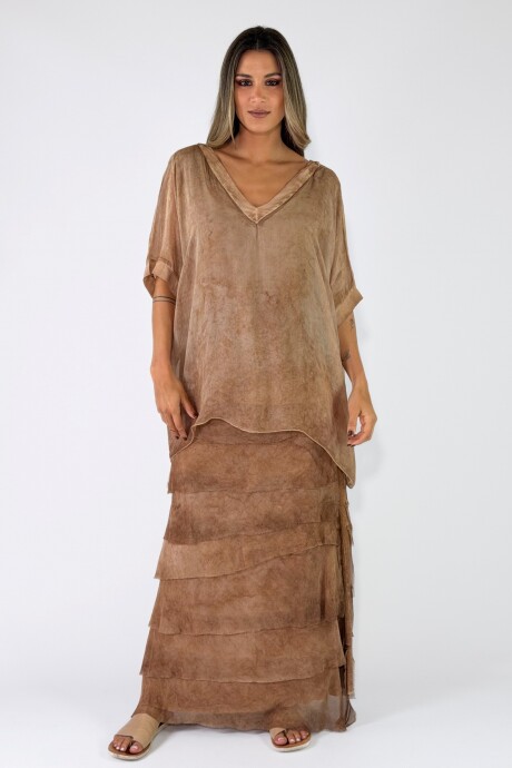 POLLERA GIULIANA Camel