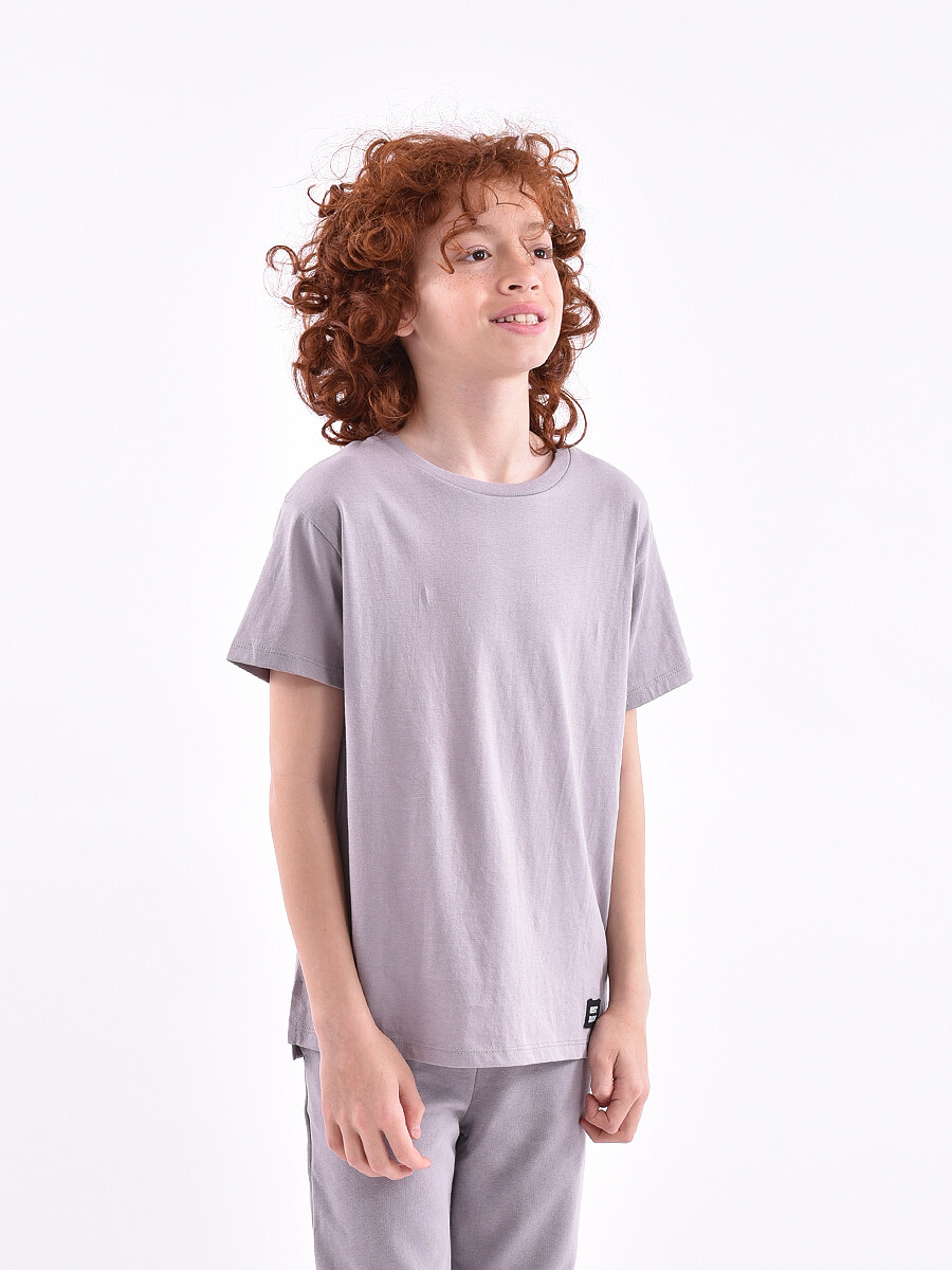 REMERA FELIPE TEEN - GRIS OSCURO 