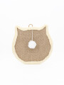 RASCASDOR FORMA CARA GATO MARRON