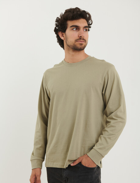 520682 T-SHIRT HARRINGTON LABEL Verde