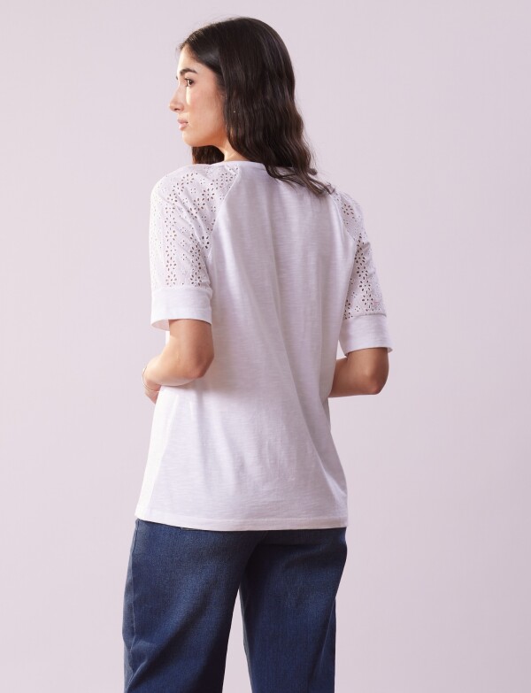 Blusa Broderie BLANCO