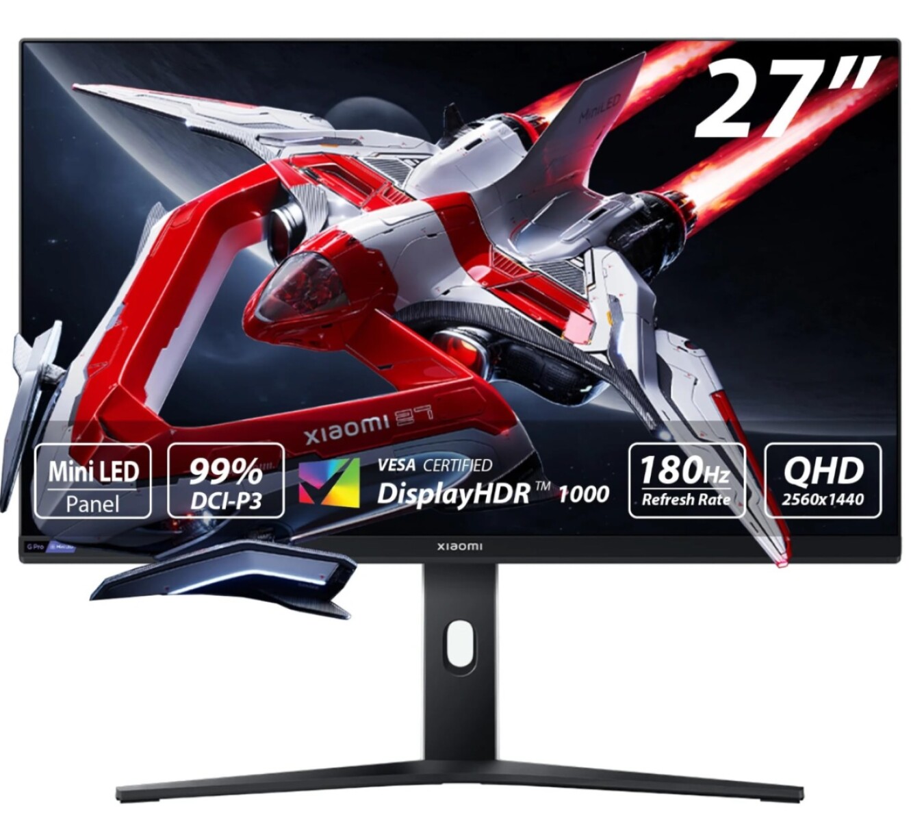 Monitor Gamer Xiaomi Mini Led G Pro 27I Wqhd 180HZ 1MS 
