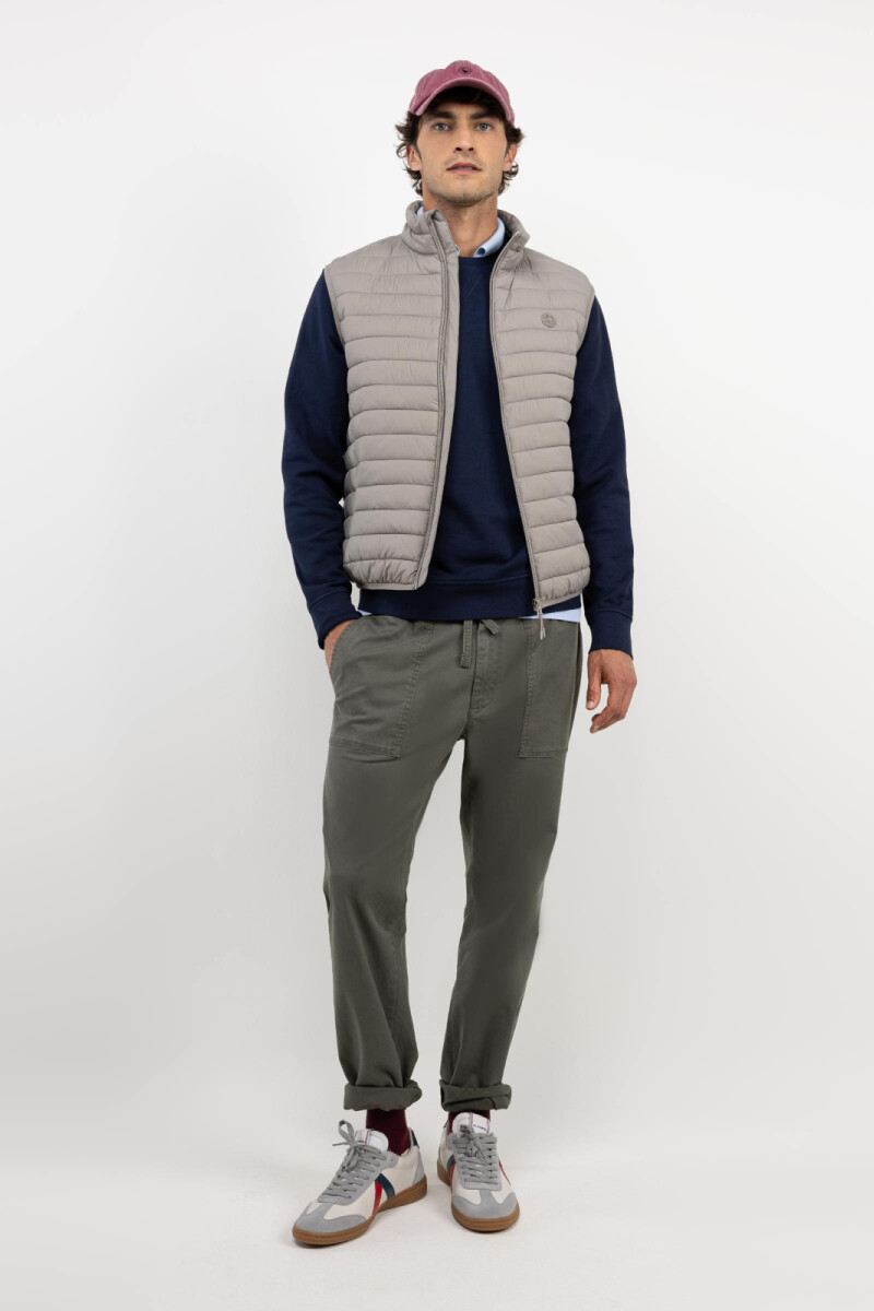 Chaleco Acolchado Beige