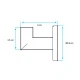 Percha Simple De Acero Inoxidable 304 Pulida 000