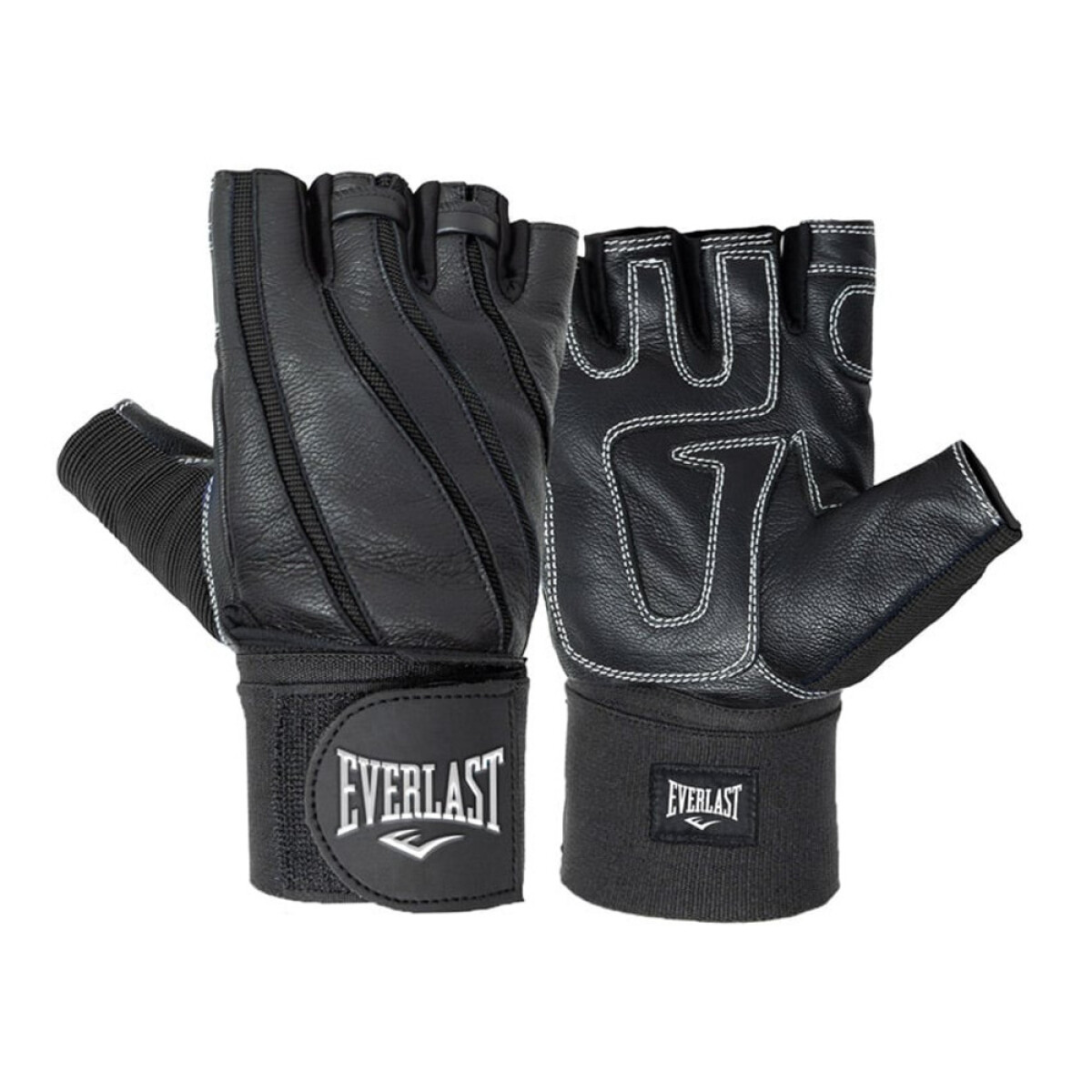 GUANTE DE PESAS C/MUN EVERLAST CASCADE BK XL - BLACK 