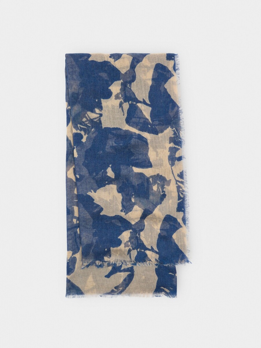 Pañuelo Estampado azul