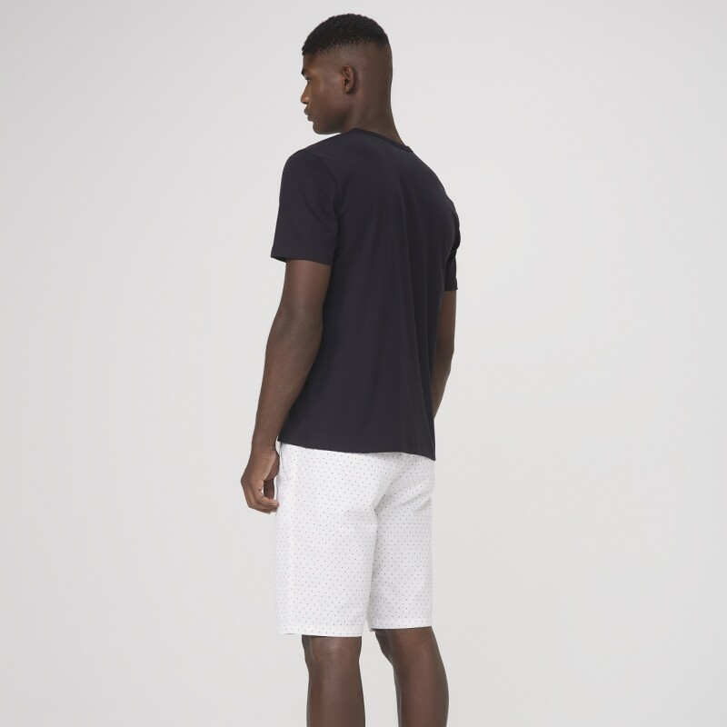CAMISETA MM MASC PRETO ESCURO