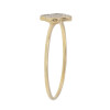 Anillo Trébol Sutil en Oro 18k con circonias Anillo Trébol Sutil en Oro 18k con circonias