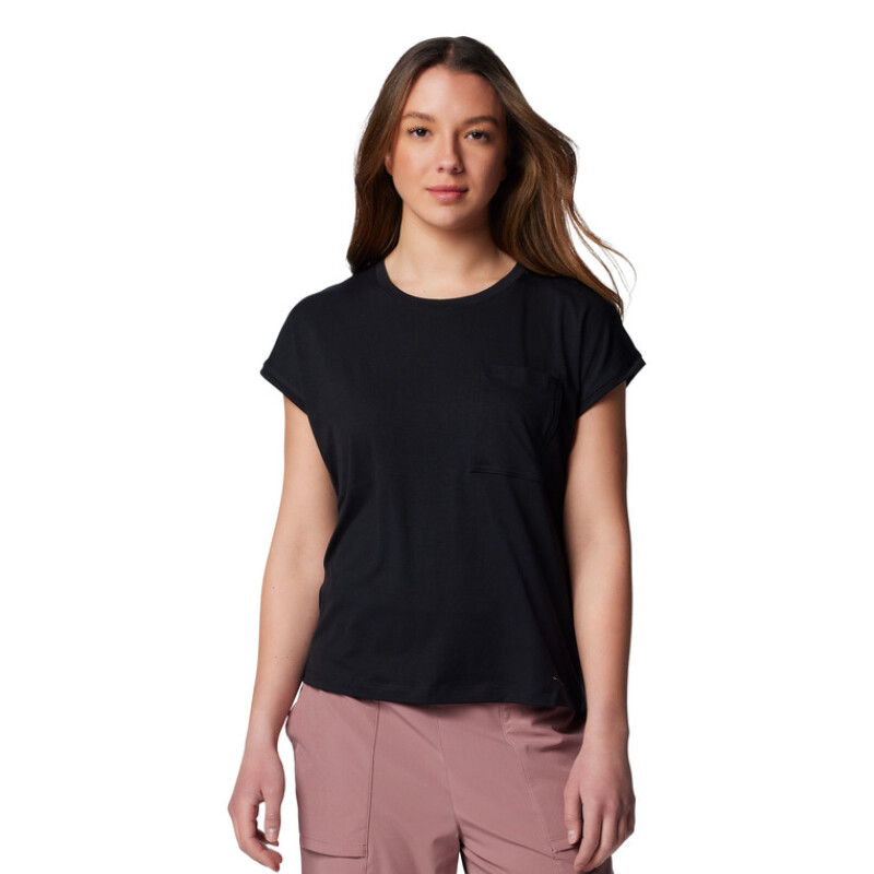 Remera Boundless Trek™ Short Sleeve Mujer BLACK