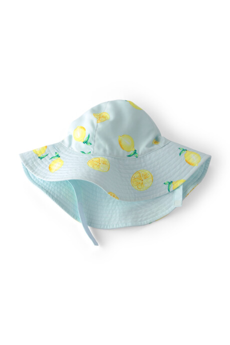 Capelina reversible, diseño limones Sin color