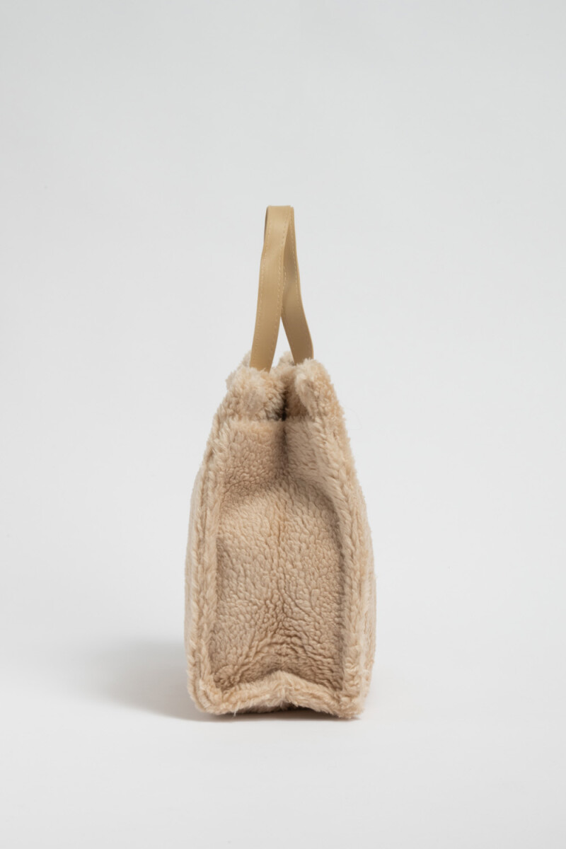 Bolso sherpa Beige