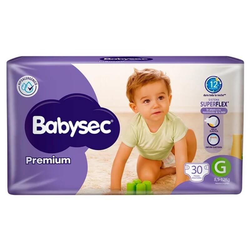 Babysec Pañal Premium Grande X30 Babysec Pañal Premium Grande X30