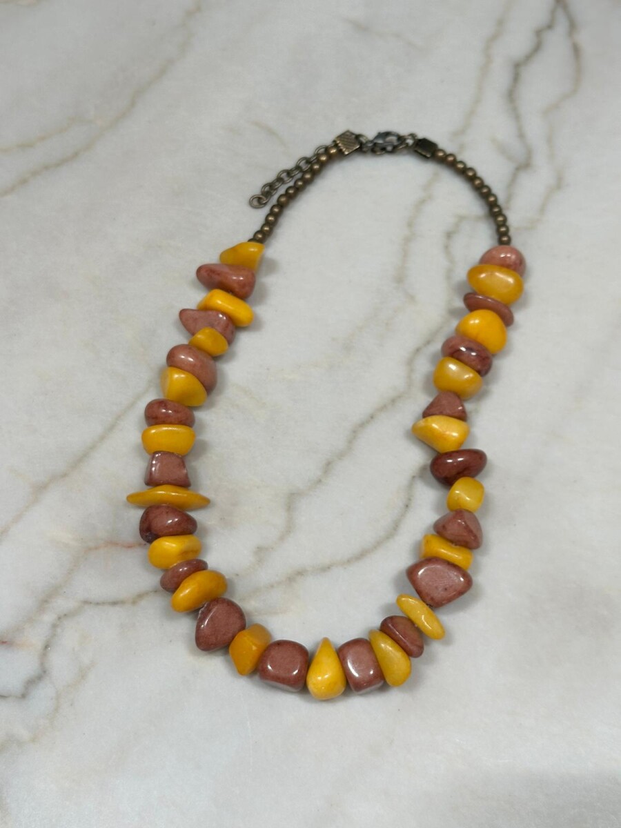 Collar Yellow y Nude 