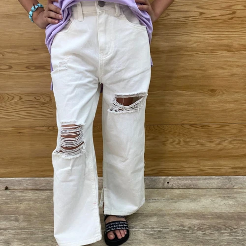 Jean Ancho Be You Blanco