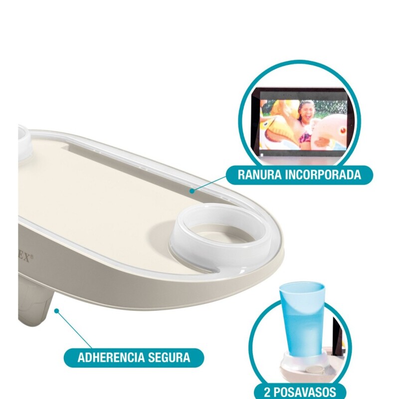 INTEX BANDEJA POSA VASOS PREMIUM JACUZZI PURESPA Intex Bandeja Posa Vasos Premium Jacuzzi Purespa